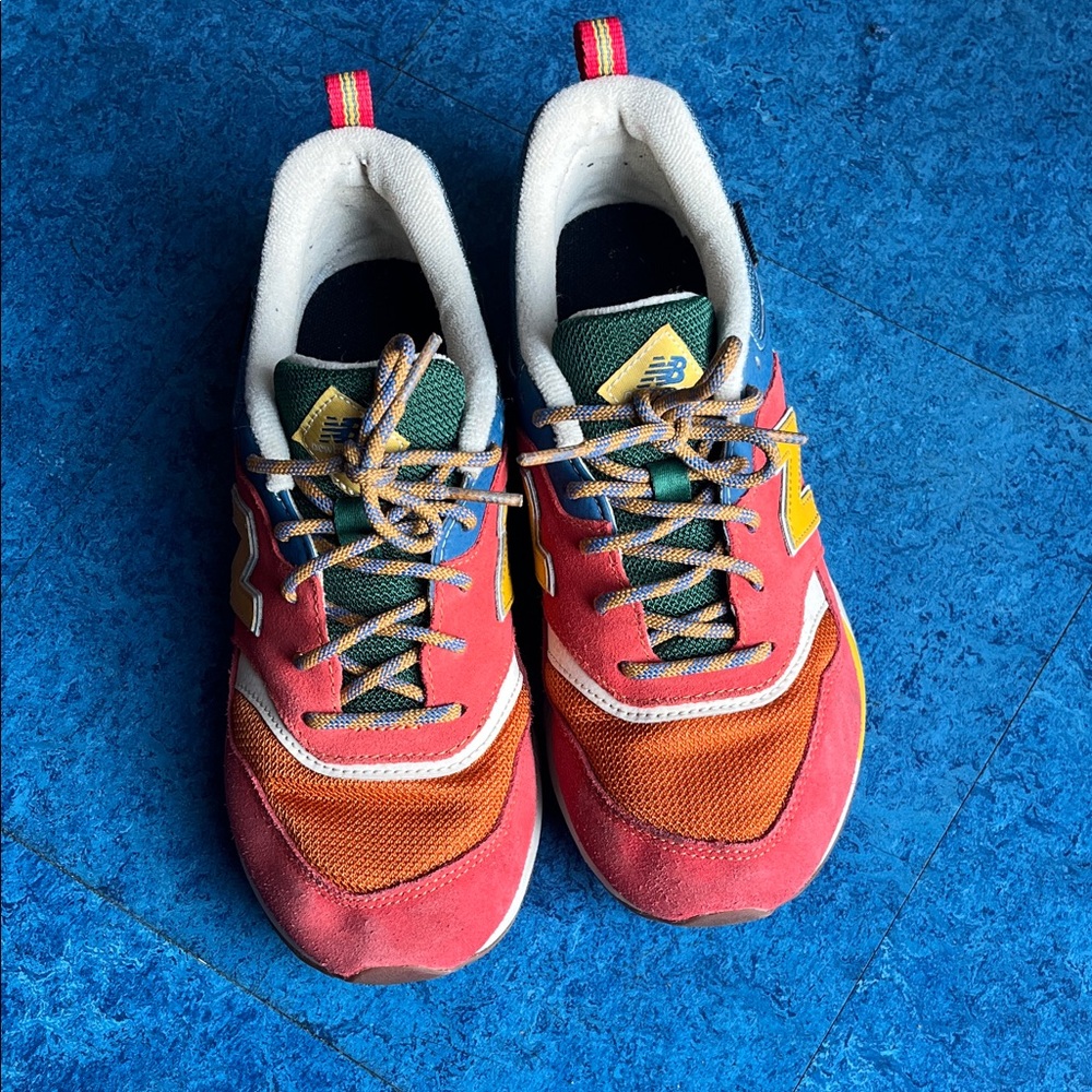 New Balance Women's Red and Orange Sneakers